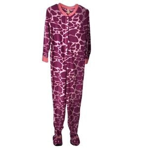 Purple cow footie pajamas size xsmall No Boundaries brand